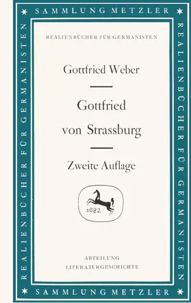 Weber |  Gottfried von Strassburg | Buch |  Sack Fachmedien