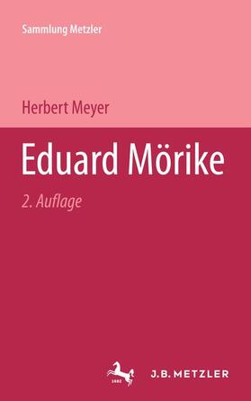 Meyer | Eduard Mörike | Buch | 978-3-476-99118-8 | sack.de