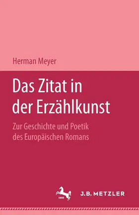 Meyer |  Das Zitat in der Erzählkunst | Buch |  Sack Fachmedien