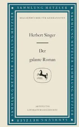 Singer |  Der galante Roman | Buch |  Sack Fachmedien