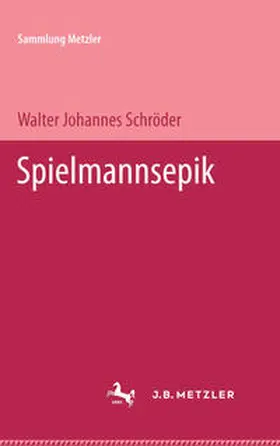 Schröder | Spielmannsepik | E-Book | www.sack.de