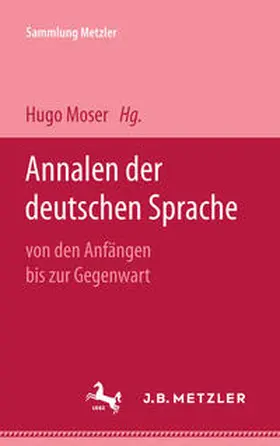 Moser |  Annalen der deutschen Sprache | eBook | Sack Fachmedien