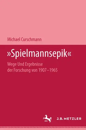 Curschmann |  "Spielmannsepik" | Buch |  Sack Fachmedien