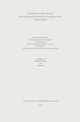 Wichert |  Geschichte und ihre Sprache | Buch |  Sack Fachmedien