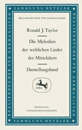 Taylor |  Die Melodien der weltlichen Lieder des Mittelalters | Buch |  Sack Fachmedien