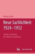 Lethen |  Neue Sachlichkeit 1924–1932 | Buch |  Sack Fachmedien