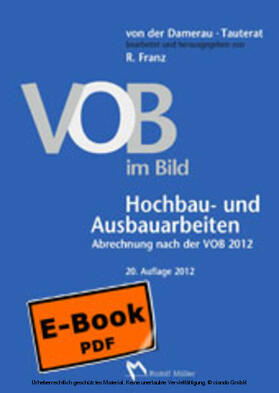 Franz | VOB im Bild – Hochbau- und Ausbauarbeiten | E-Book | sack.de