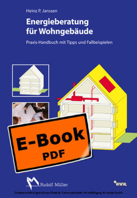 Janssen | Energieberatung für Wohngebäude - E-Book (PDF) | E-Book | sack.de