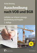 Henning |  Ausschreibung nach VOB und BGB - E-Book (PDF) | eBook | Sack Fachmedien
