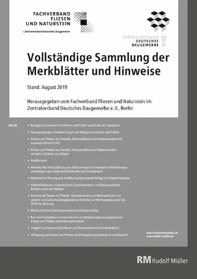 Voos |  Merkblätter Fliesen Komplettpaket - PDF | eBook | Sack Fachmedien