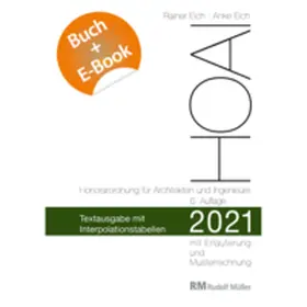 Eich | HOAI 2021 - Textausgabe mit Interpolationstabellen - mit E-Book (PDF) | Buch | 978-3-481-04208-0 | sack.de