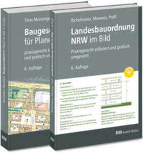 Richelmann / Moewes / Proff | Buchpaket: Baugesetzbuch für Planer im Bild & Landesbauordnung NRW im Bild | Buch | 978-3-481-04297-4 | sack.de