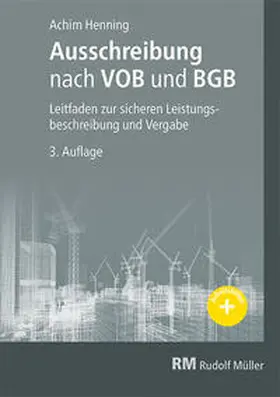 Henning | Ausschreibung nach VOB und BGB | Buch | 978-3-481-04303-2 | sack.de