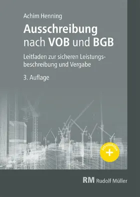 Henning | Ausschreibung nach VOB und BGB - E-Book (PDF) | E-Book | sack.de