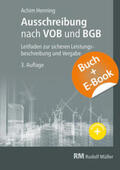 Henning |  Ausschreibung nach VOB und BGB - mit E-Book (PDF) | Buch |  Sack Fachmedien