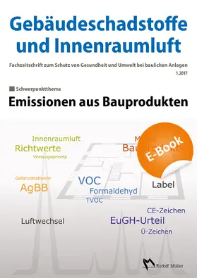 Zwiener / Grün / Bossemeyer |  Gebäudeschadstoffe und Innenraumluft, Band 2: Emissionen aus Bauprodukten - E-Book (PDF) | eBook | Sack Fachmedien