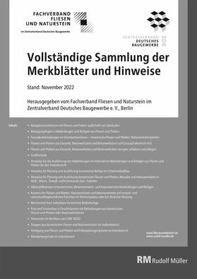 Voos | Merkblätter Fliesen Komplettpaket - PDF | E-Book | sack.de