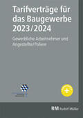 Jöris / Zentralverband Deutsches Baugewerbe |  Tarifverträge für das Baugewerbe 2023/2024 | Buch |  Sack Fachmedien