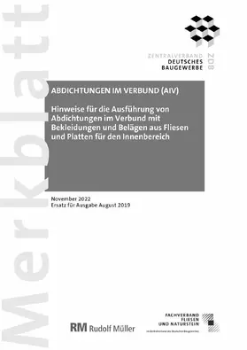 Voos | Merkblatt Abdichtungen im Verbund (PDF) 2022-11 | E-Book | sack.de