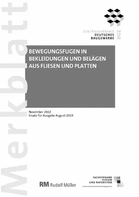Voos | Merkblatt Bewegungsfugen (PDF) 2022-11 | E-Book | sack.de