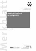 Voos |  Merkblatt Wanduntergründe im Innenbereich (PDF) 2022-11 | eBook | Sack Fachmedien