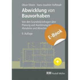 Hoffstadt / Olzem | Abwicklung von Bauvorhaben E-Book (PDF) | E-Book | sack.de