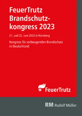  Tagungsband FeuerTrutz Brandschutzkongress 2023 - E-Book (PDF) | eBook | Sack Fachmedien