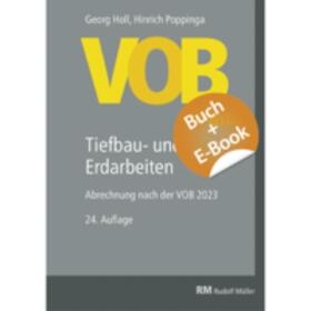 Holl / Poppinga | VOB im Bild - Tiefbau- und Erdarbeiten - mit E-Book | Buch | 978-3-481-04655-2 | sack.de