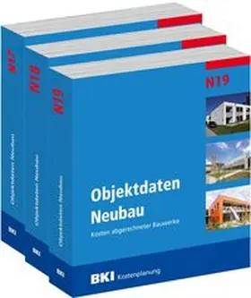  Gesamtausgabe BKI Objektdaten Neubau N17+ N18 + N19 | Buch |  Sack Fachmedien