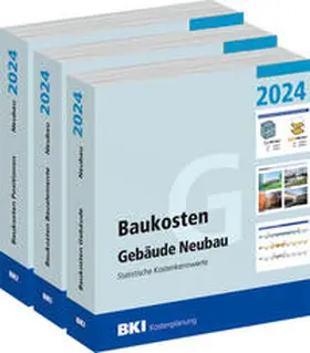 BKI Baukosten Gebäude + Positionen + Bauelemente Neubau 2024 - Kombi Teil 1-3 | Buch | 978-3-481-04746-7 | www.sack.de