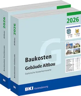 BKI |  BKI Baukosten Gebäude + Positionen Altbau 2026 | Buch |  Sack Fachmedien