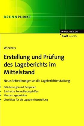 Wiechers | Erstellung und Prüfung des Lageberichts im Mittelstand | E-Book | sack.de