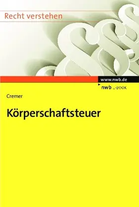 Cremer |  Körperschaftsteuer | eBook | Sack Fachmedien