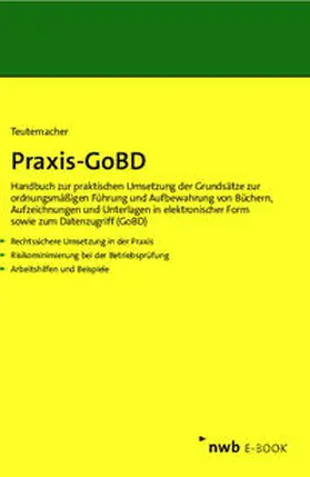 Teutemacher |  Praxis-GoBD | eBook | Sack Fachmedien