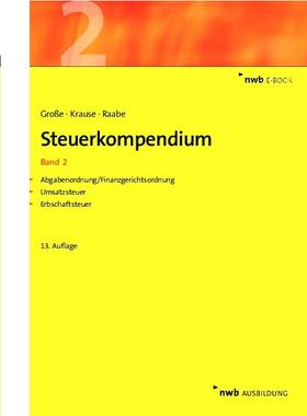 Große / Krause / Raabe |  Steuerkompendium, Band 2 | eBook | Sack Fachmedien