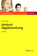 Hey / Lehnert |  Lehrbuch Abgabenordnung | eBook | Sack Fachmedien