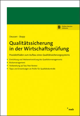 Deussen / Skopp | Qualitätssicherung in der Wirtschaftsprüfung | Online-Buch | 978-3-482-00861-0 | sack.de