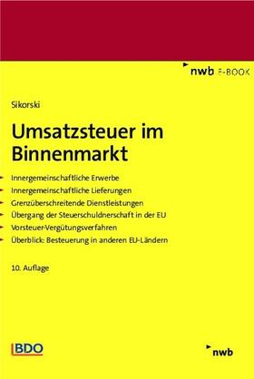 Sikorski |  Umsatzsteuer im Binnenmarkt | eBook | Sack Fachmedien