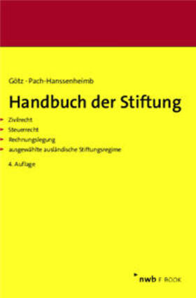 Götz / Pach-Hanssenheimb | Handbuch der Stiftung | E-Book | sack.de