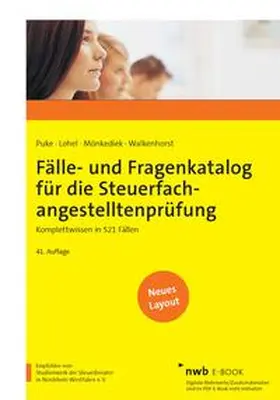 Puke / Lohel / Mönkediek | Fälle- und Fragenkatalog für die Steuerfachangestelltenprüfung | E-Book | www.sack.de