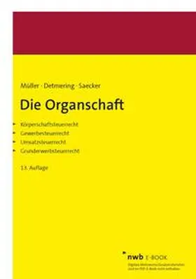 Müller / Detmering / Saecker | Die Organschaft | E-Book | sack.de