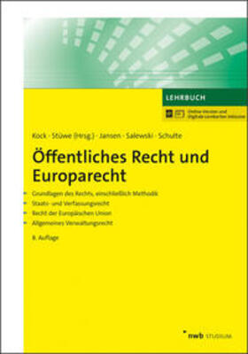 Kock / Stüwe / Jansen | Öffentliches Recht und Europarecht | Medienkombination | 978-3-482-48348-6 | sack.de