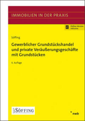 Söffing | Gewerblicher Grundstückshandel / Veräußerungsgeschäfte | Medienkombination | 978-3-482-52116-4 | sack.de