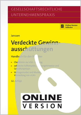 Lange / Janssen |  Verdeckte Gewinnausschüttungen | Online-Buch | Sack Fachmedien