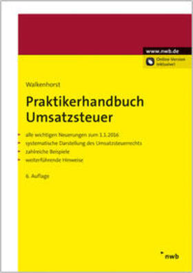 Walkenhorst |  Praktikerhandbuch Umsatzsteuer | Buch |  Sack Fachmedien