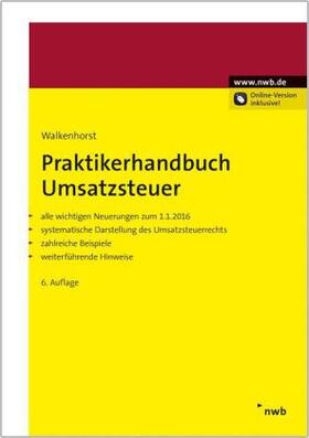 Walkenhorst | Praktikerhandbuch Umsatzsteuer | Medienkombination | 978-3-482-58436-7 | sack.de