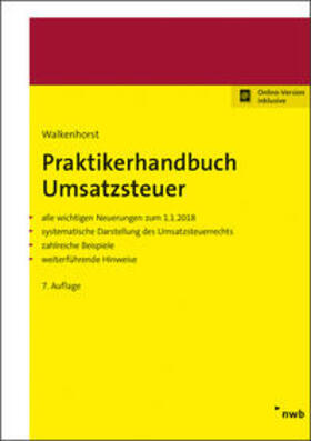 Walkenhorst | Praktikerhandbuch Umsatzsteuer | Medienkombination | 978-3-482-58437-4 | sack.de