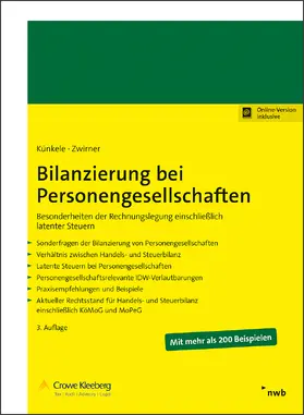 Künkele / Zwirner |  Bilanzierung bei Personengesellschaften | Online-Buch | Sack Fachmedien