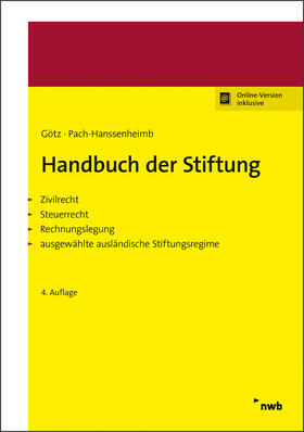 Götz / Pach-Hanssenheimb | Handbuch der Stiftung | Online-Buch | 978-3-482-62654-8 | sack.de