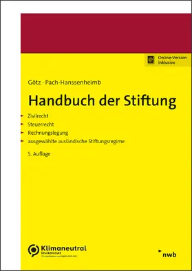 Götz / Pach-Hanssenheimb | Handbuch der Stiftung | Online-Buch | 978-3-482-62655-5 | sack.de